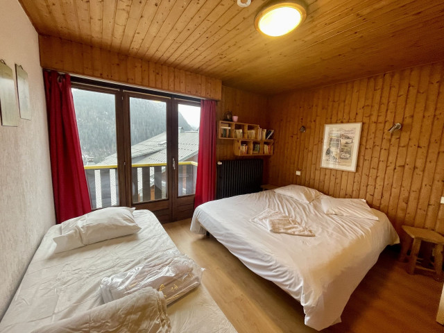 Apartment in Chalet la Chouta n°4, Bedroom, Châtel Haute-Savoie