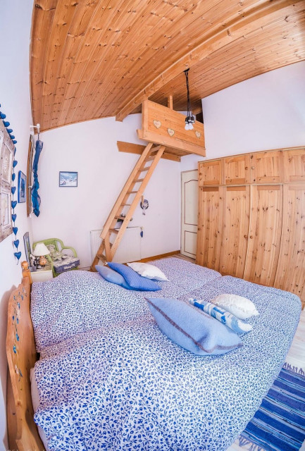 Appartement La Couqueille été, Chambre 2 lits simples à l'étage, Châtel 74