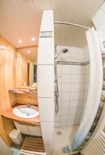 Appartement La Couqueille, Salle de douche, rez de chaussée, Châtel