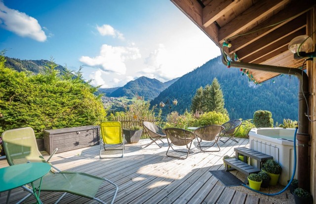 Apartment La Couqueille Terrace Châtel 74	