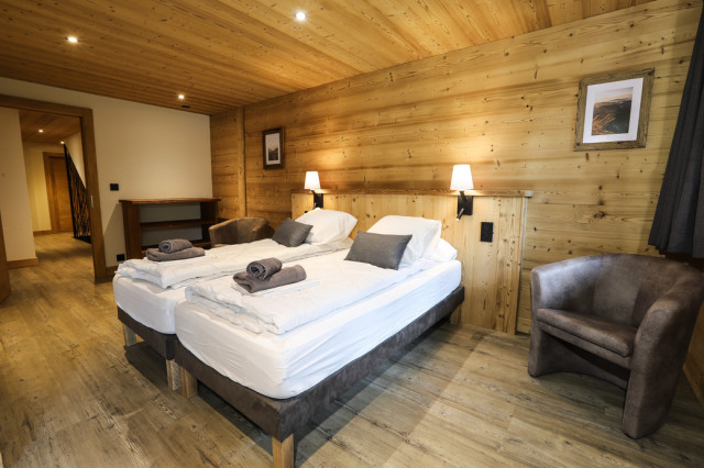 Appartement le Biwak dans chalet la Cascade, Châtel, Chambre 5