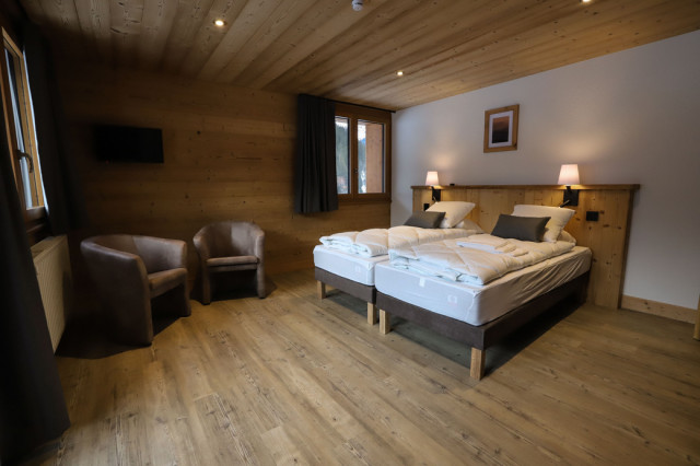 Appartement le Biwak dans chalet la Cascade, Châtel, Chambre 6