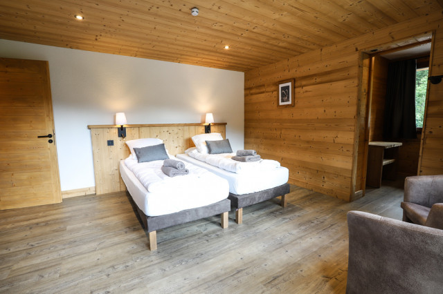 Appartement le Biwak dans chalet la Cascade, Châtel, Chambre 7