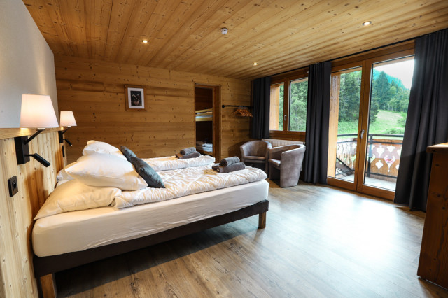 Appartement le Biwak dans chalet la Cascade, Châtel, Chambre 8