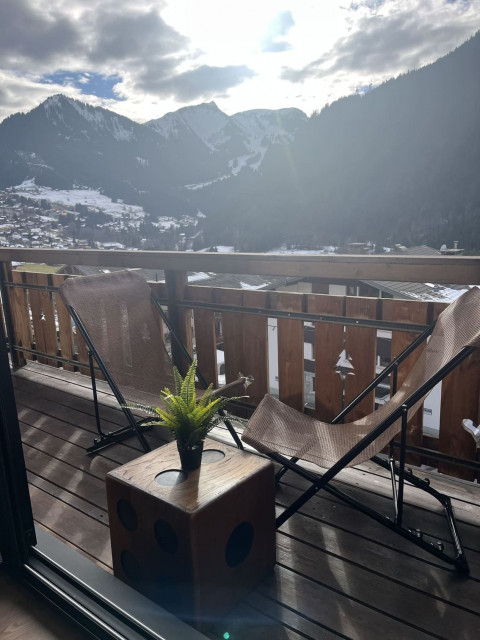 Appartment Le Clos Savoyard, Chatel, balcony, mountains view