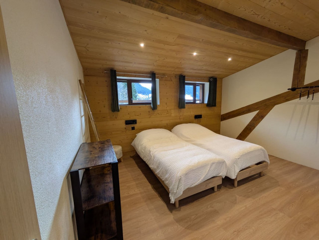 Appartment Le Clos Savoyard, Chatel, bedroom, winter sport