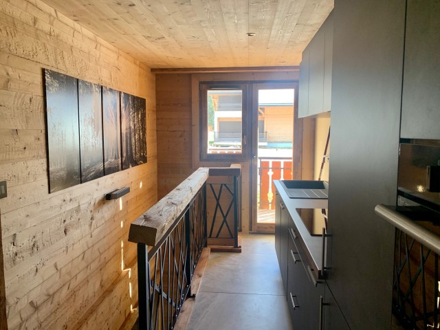 Appartement le Terroit 01B Cuisine Châtel Haute-Savoie