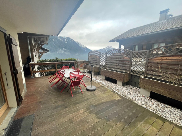 Appartement les armoises 5, 2 pièces 6 personnes, Terrasse, Châtel Vacances 74390