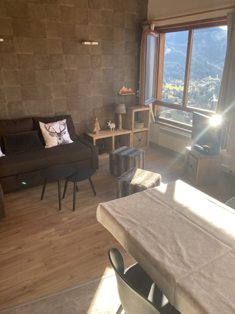 Appartement les Favioles n°9, Séjour, Châtel Haute-Savoie