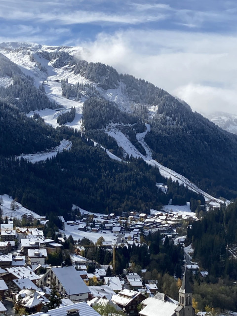 Apartment The Favioles n°9, Balcony view, Châtel Fir tree 74