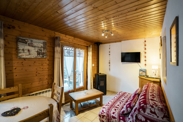 Appartement les Geraniums, Séjour, Châtel, Portes du Soleil