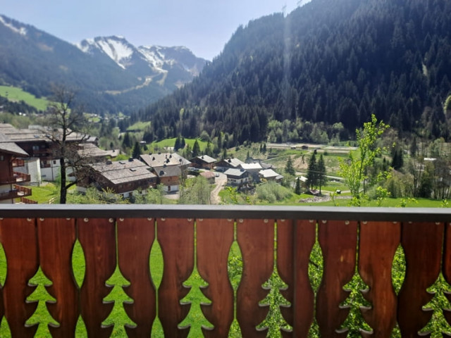 Apartment Les Marguerites, Balcony view, Châtel Ski 74