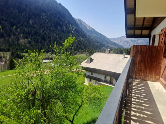 Apartment Les Marguerites, Balcony view, Châtel Holidays 74