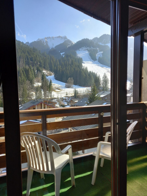 Apartment Les Portes du Soleil 71A, Balcony view, Châtel Northern Alps