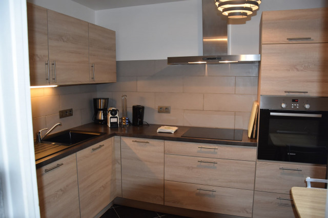 Apartment Les Rhododenrons 108, Kitchen, Châtel Haute-Savoie