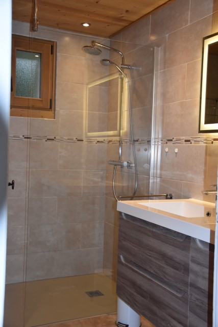 Appartement Les Rhododenrons 108,Salle de Douche Châtel 74