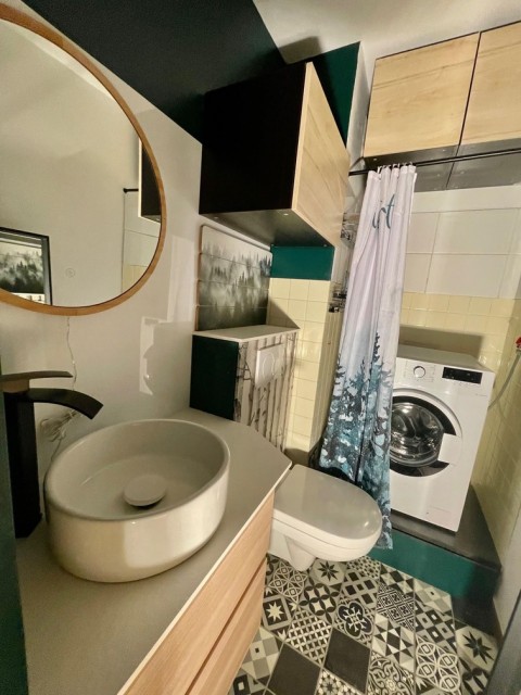 Appartement Les Snailles 19 Châtel, lave-linge