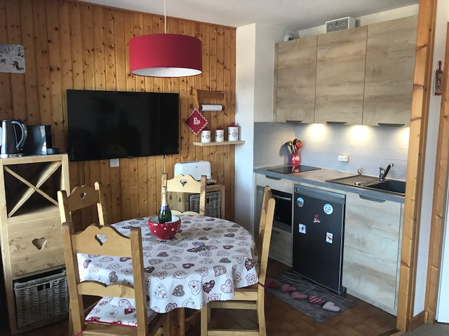 Appartement Les Triffles Châtel Studio, Coin cuisine, Haute Savoie Vacances
