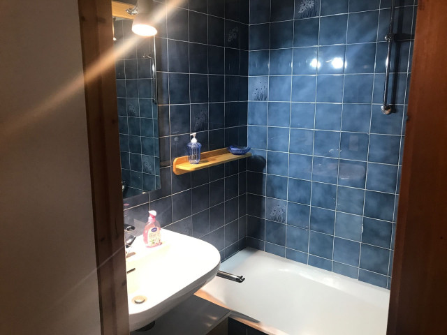 Appartement Les Trifles, Châtel, Salle de bain, Location materiel de ski 74