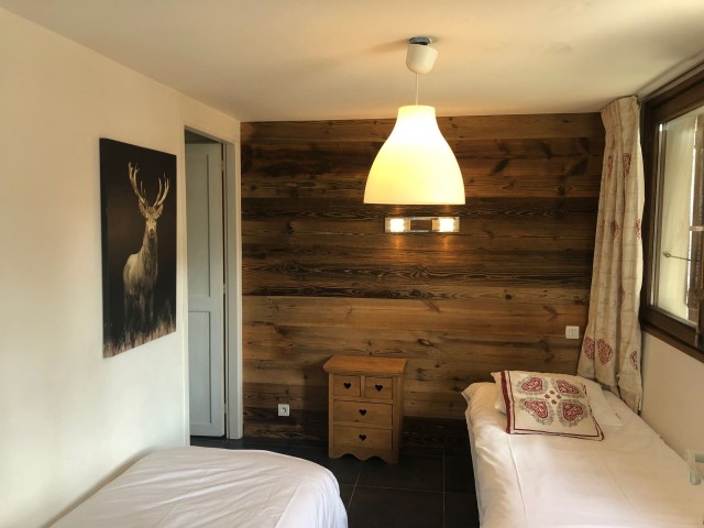 Appartement Martonne, Chambre 2 lits simples Châtel France