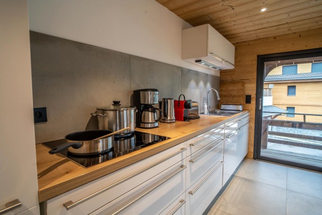 Apartment Martonne Haut, Kitchen, Châtel Boude