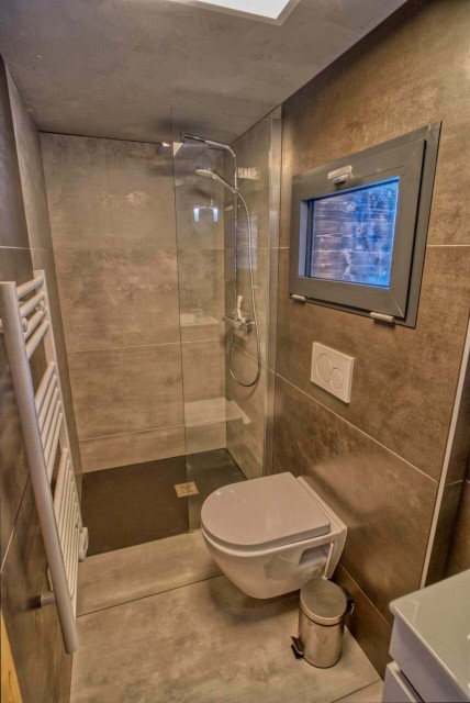 Apartment Martonne Terrasse, Shower room of the 2 single bedroom, Châtel Reservation