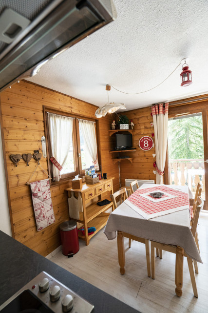 Appartement, Mermy 8A, Linga, Châtel, cuisine, séjour