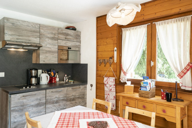 Appartement, Mermy 8A, Salle à manger et cuisine, Châtel Chalet Savoyard