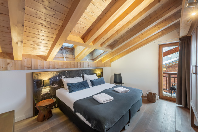 Appartement Mont blanc 08, chambre, Châtel hiver