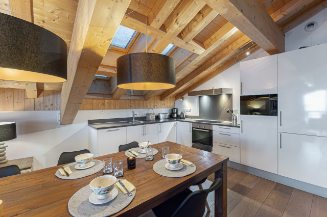 Appartement Mont blanc 08, Salle à manger, Châtel montagne
