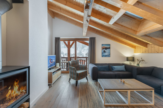 Appartement Mont blanc 08, Salon, Châtel 74390