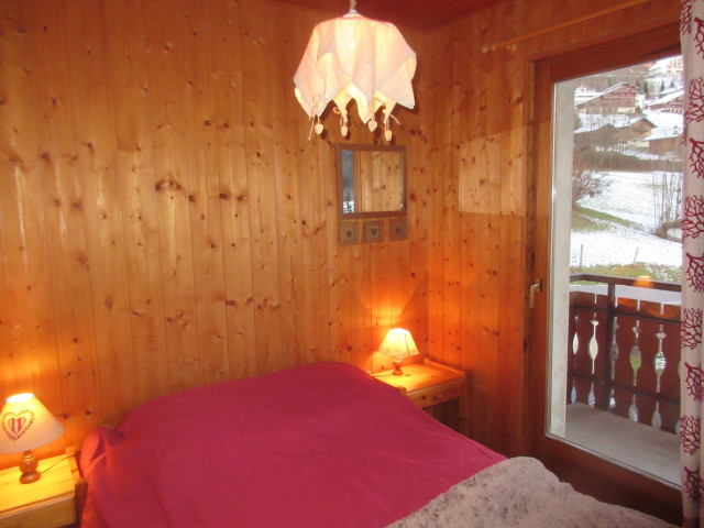 Appartement n°1 dans chalet les bouquetins, Chambre, Châtel haute-savoie