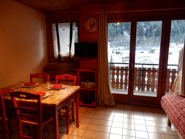 Appartement n°1 dans chalet les bouquetins, Séjour, Châtel hiver