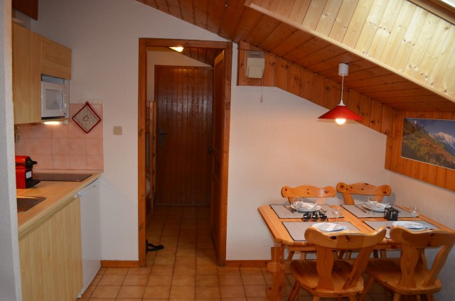 Appartement n°13 B dans résidence les Voinettes, Séjour, Châtel Alpes du Nord