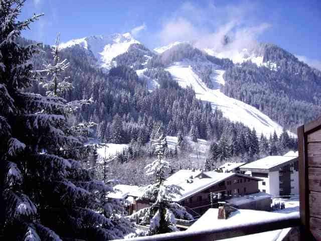 Apartment n°13 B in residence les Voinettes, Balcony view, Châtel