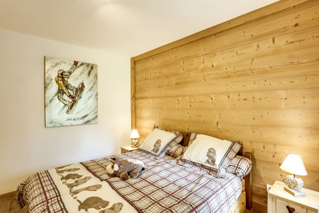 Appartement n°204, dans résidence les loges blanches, Chambre, Châtel Portes du Soleil