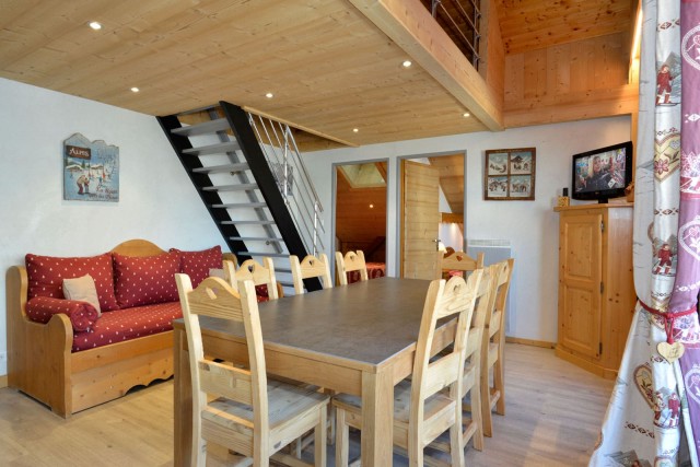 Appartement n°3 dans chalet l'EPICEA, Séjour Châtel