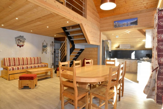 Appartement n°4 chalet L'EPICEA, Pièce de vie Châtel 2