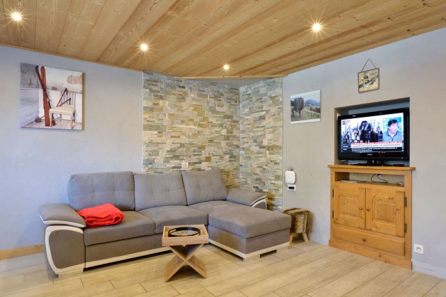 Apartment n°5 in chalet l'EPICEA, Living room, Châtel 2