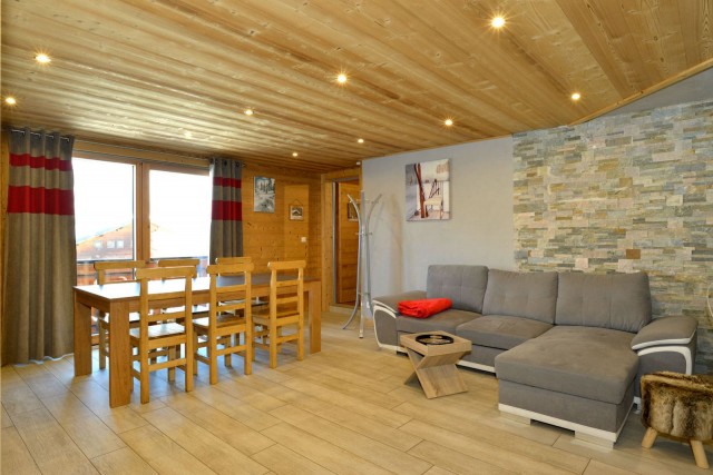 Apartment n°5 in chalet l'EPICEA, Living room, Châtel