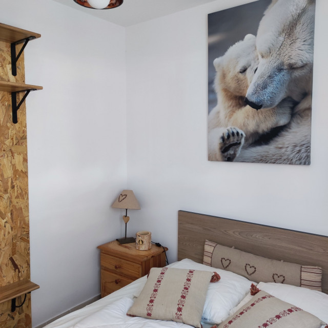 Appartement n° 7 A, Résidence les Mermy, chambre, Châtel Portes du Soleil