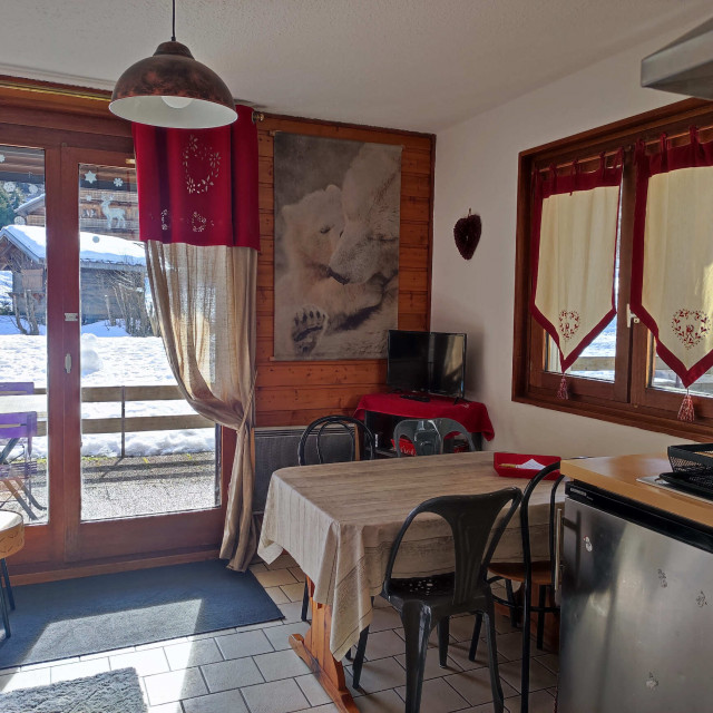 Appartement n° 7 A, Résidence les Mermy, salle à manger, Châtel Portes du Soleil