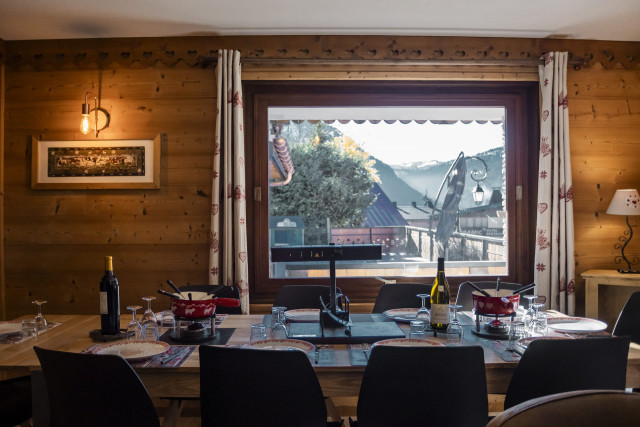 Appartement Ours Châtel, Salle à manger, Alpes du Nord 74