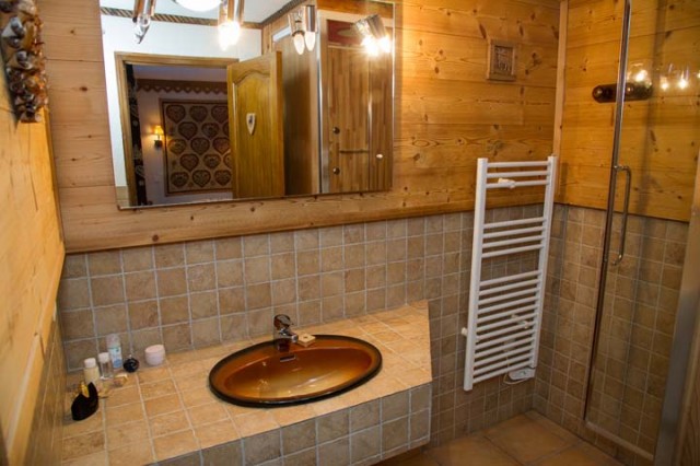 Appartement Ours Châtel  salle de douche 1