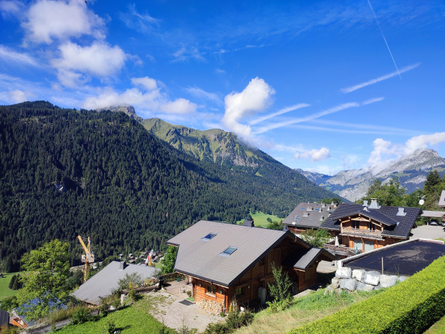 Apartment Perchoir 9, balcony with panoramic view, Châtel Mountain Holiday