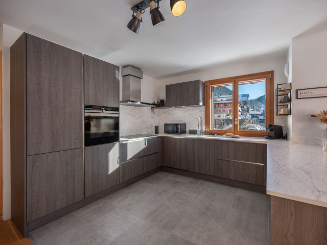 Apartment Perles de Savoie A306, Kitchen, Chatel Ski passes