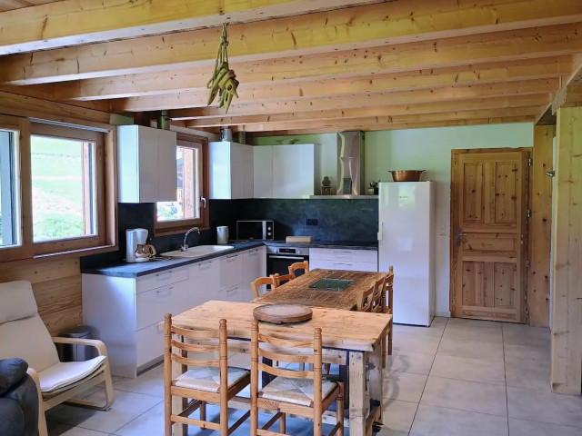 Appartement Pre La Joux, Salle à manger et cuisine, Châtel Portes du Soleil