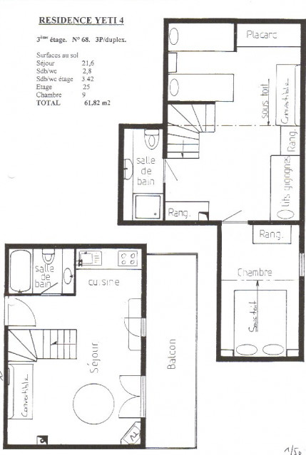 Appartement Résidence le YETI, Plan, Châtel Réservation