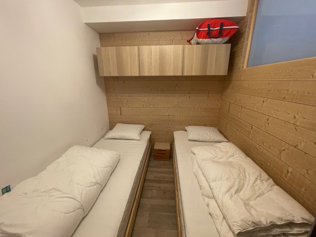 Appartement Soldanelles 10, Chambre 2 lits simples, Châtel Centre