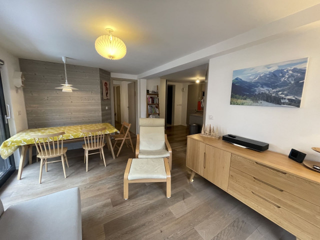Apartment Soldanelles n°13, Living room, Châtel Haute-Savoie